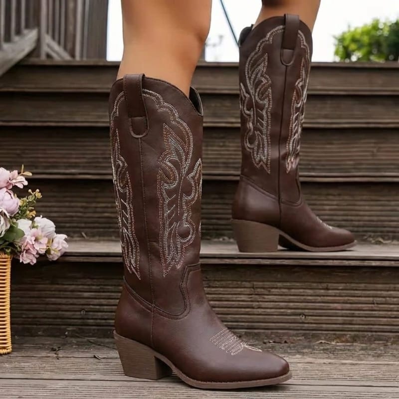 Women's Embroidered Western Boots | Eilidh_1