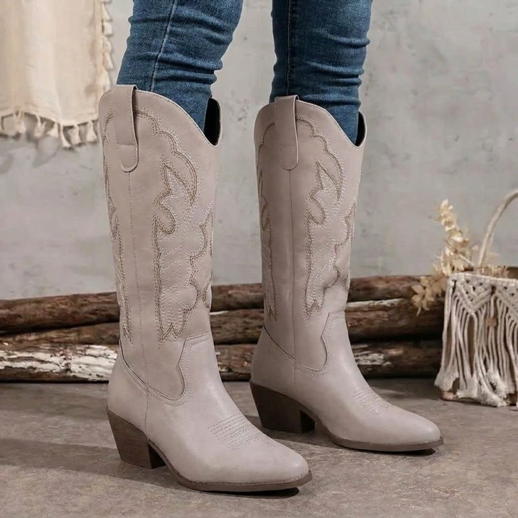 Women's Embroidered Western Boots | Eilidh_9