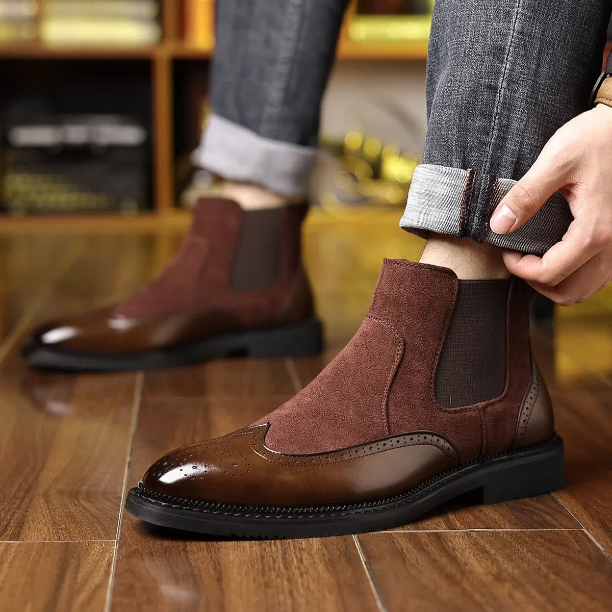 Men's Suede Chelsea Boots | Isaiah_6