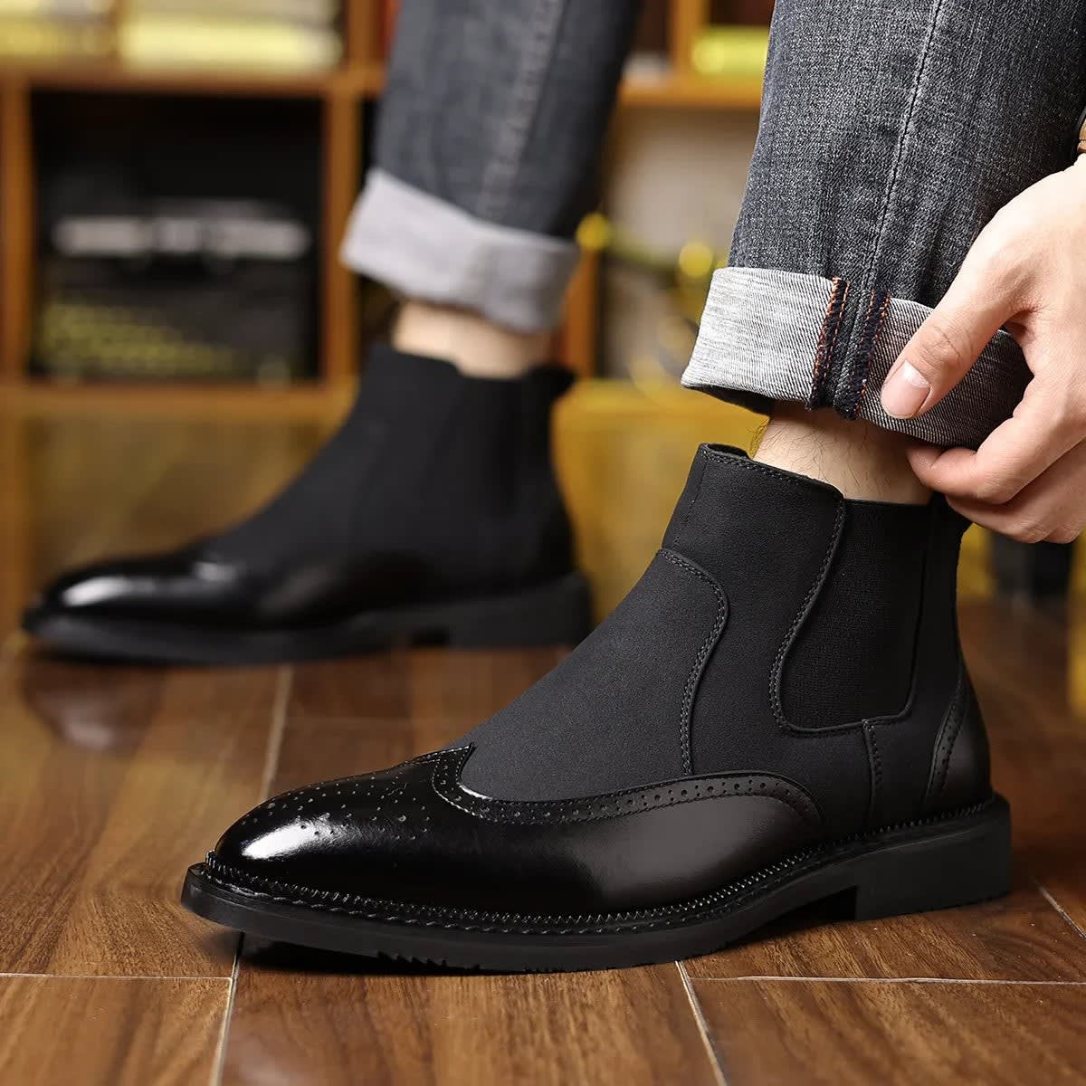 Men's Suede Chelsea Boots | Isaiah_7