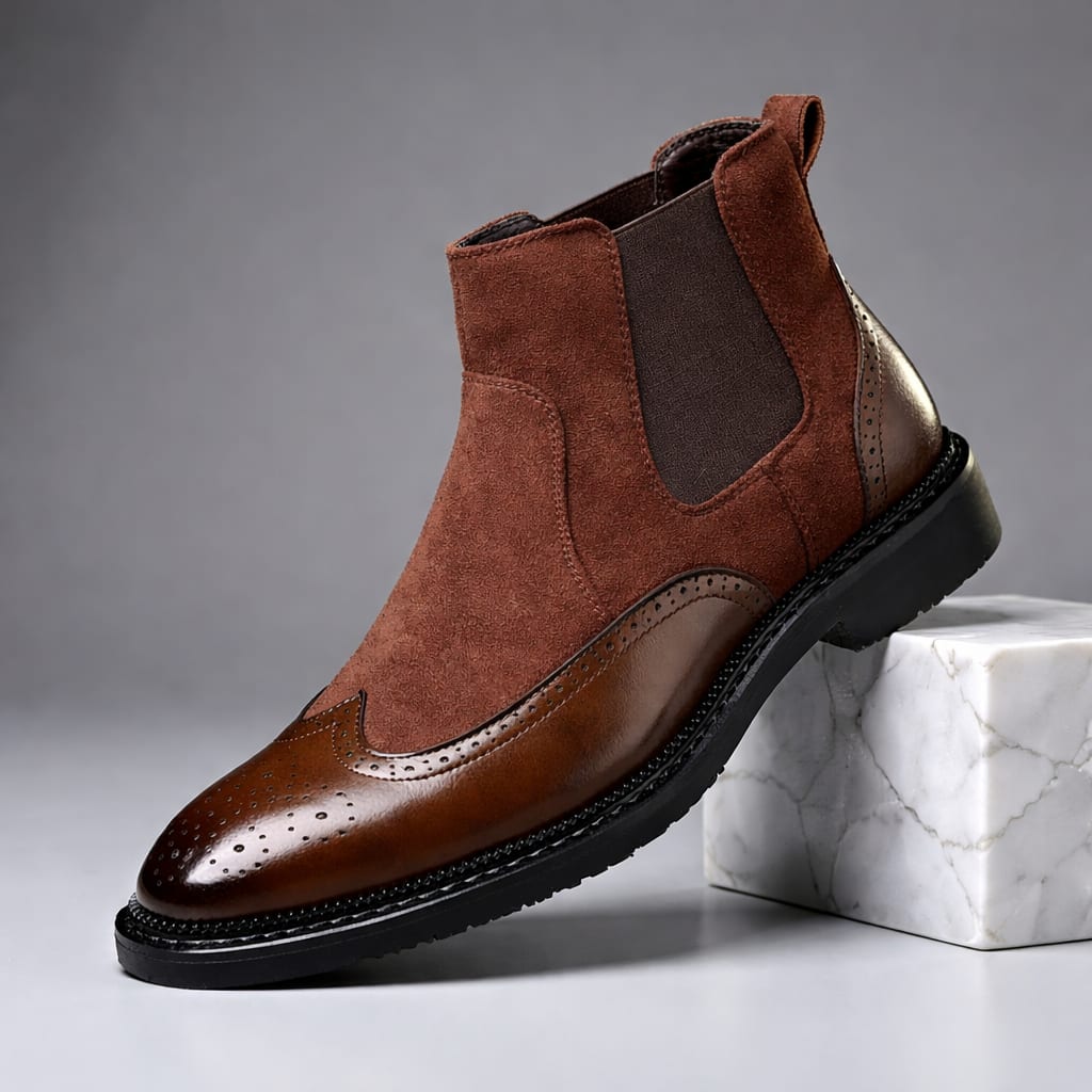 Men's Suede Chelsea Boots | Isaiah_8