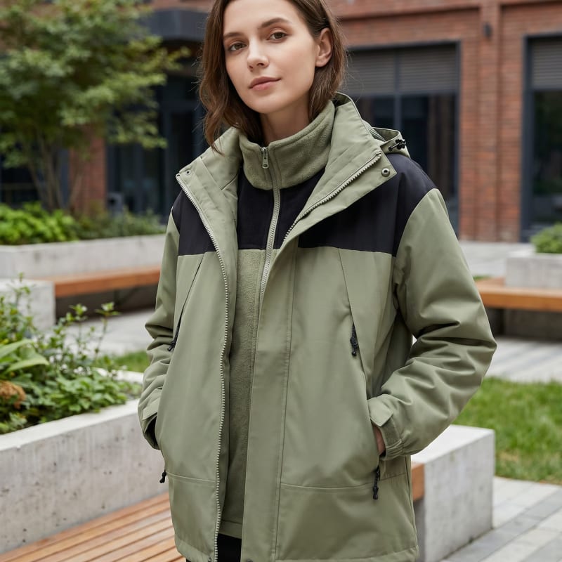 Women's 3-in-1 Fleece Hooded Jacket | Angharad_1