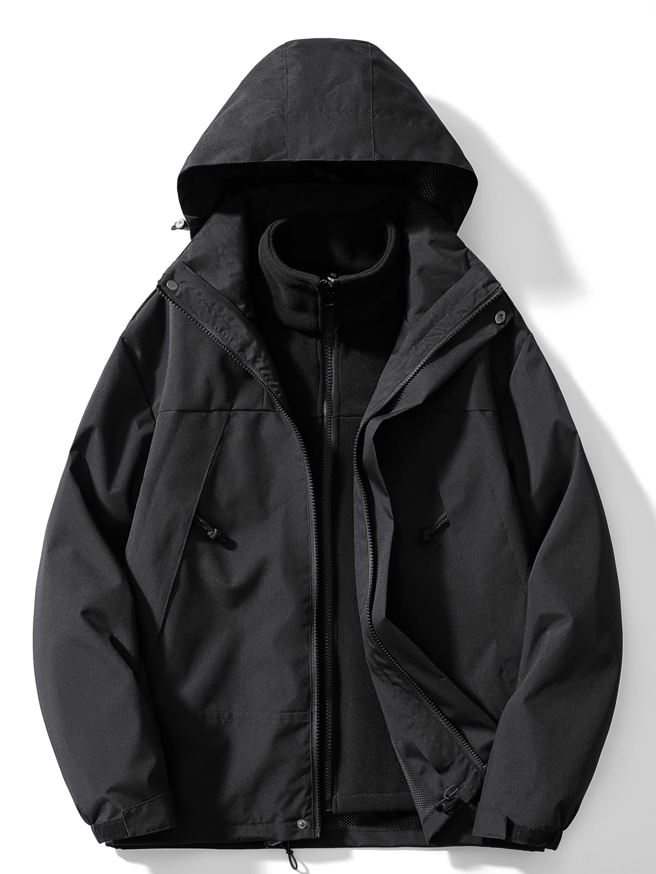 Women's 3-in-1 Fleece Hooded Jacket | Angharad_11