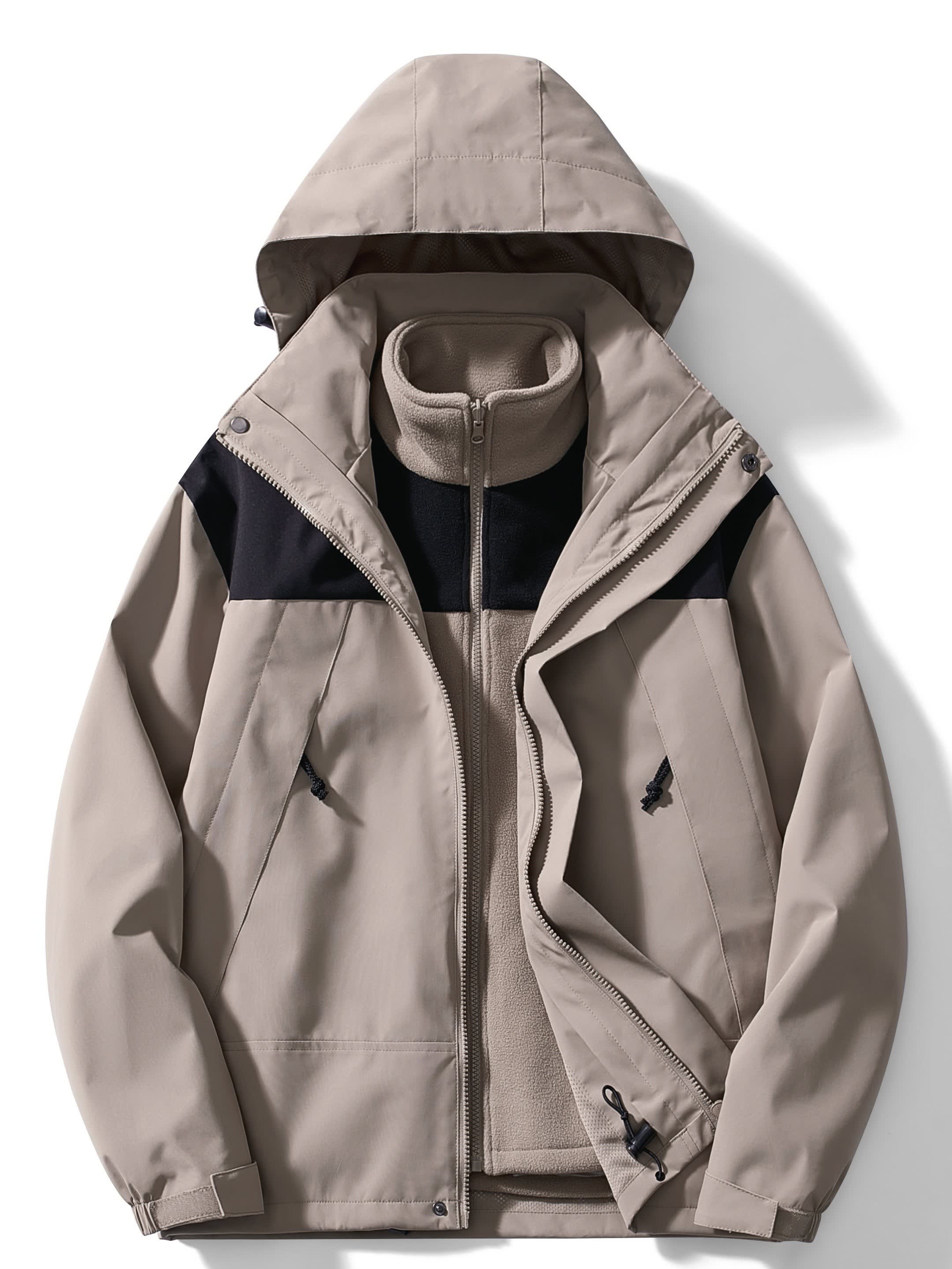 Women's 3-in-1 Fleece Hooded Jacket | Angharad_13