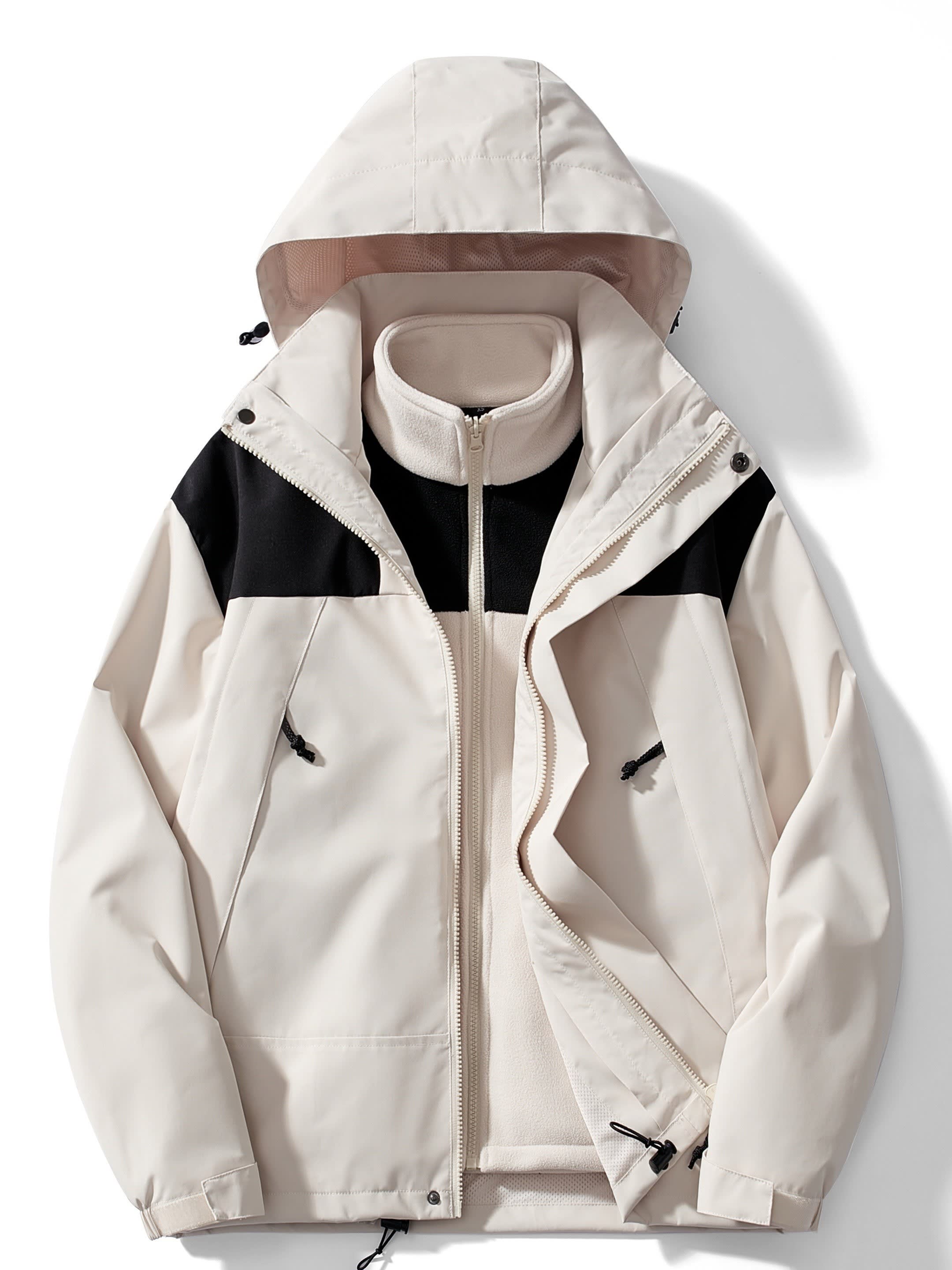 Women's 3-in-1 Fleece Hooded Jacket | Angharad_14