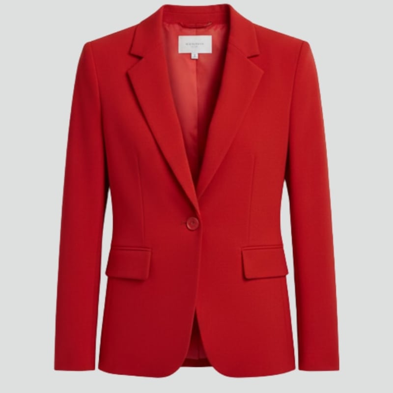 Women's Single Button Tailored Blazer | Tacita_1