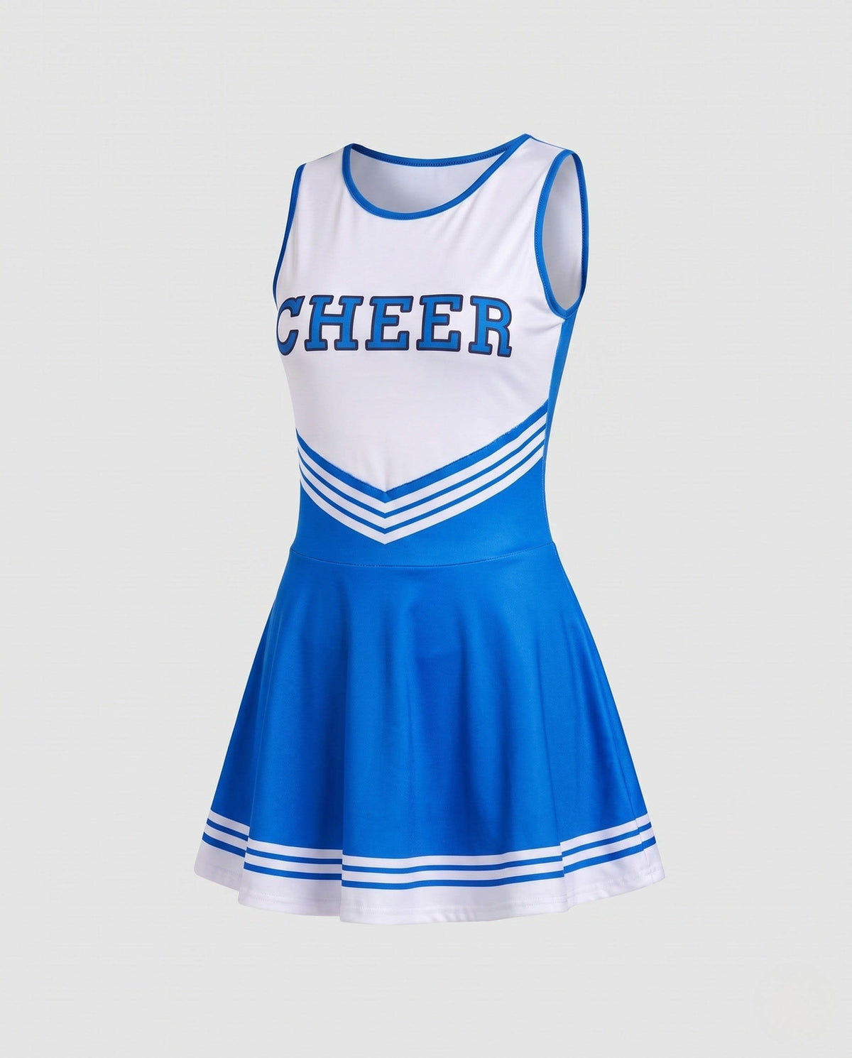 Women's Striped Cheerleader Costume Dress | Mirabel_10