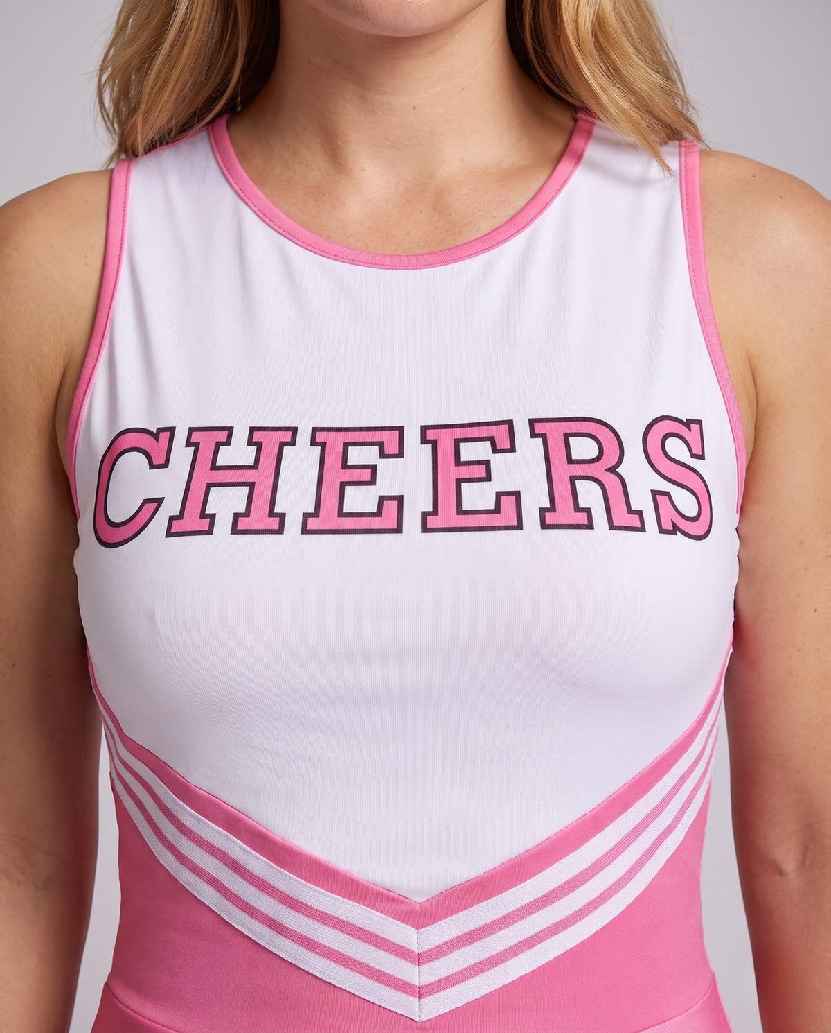 Women's Striped Cheerleader Costume Dress | Mirabel_3