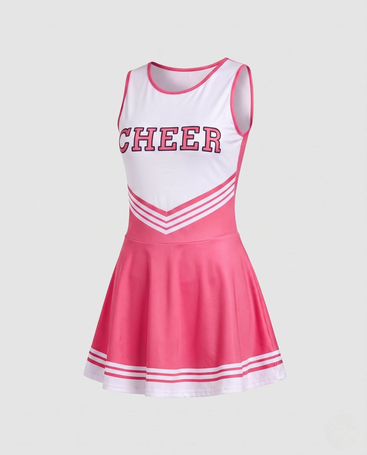 Women's Striped Cheerleader Costume Dress | Mirabel_6