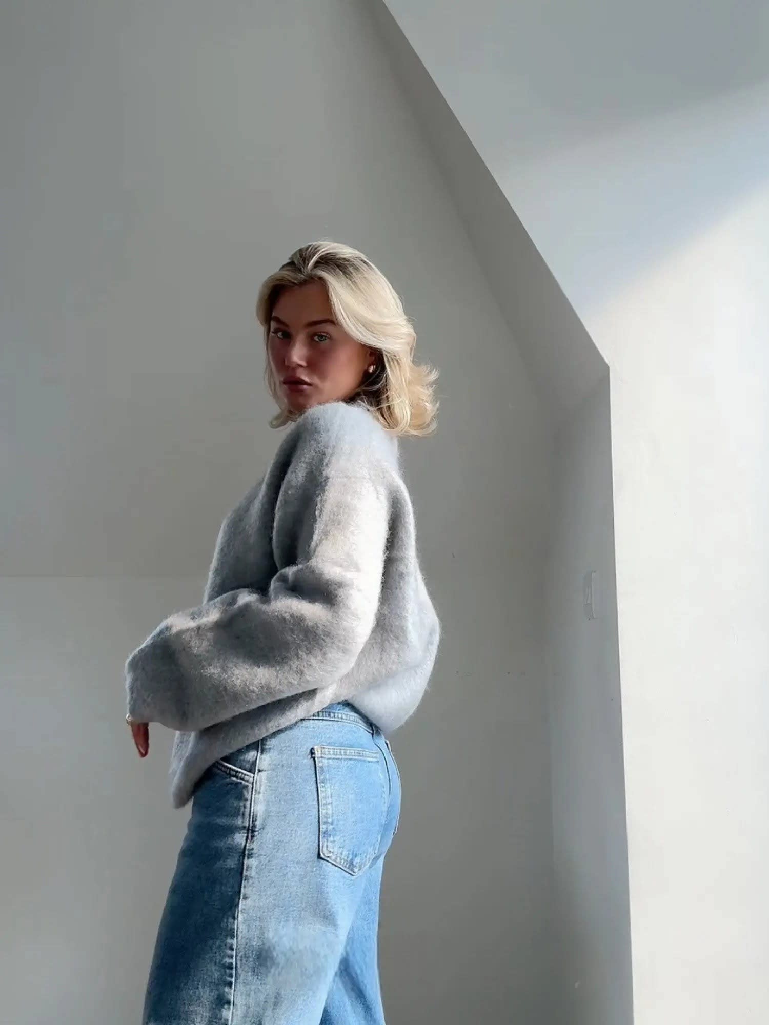 Women's Mohair Blend Knit Jumper | Clemmie_10