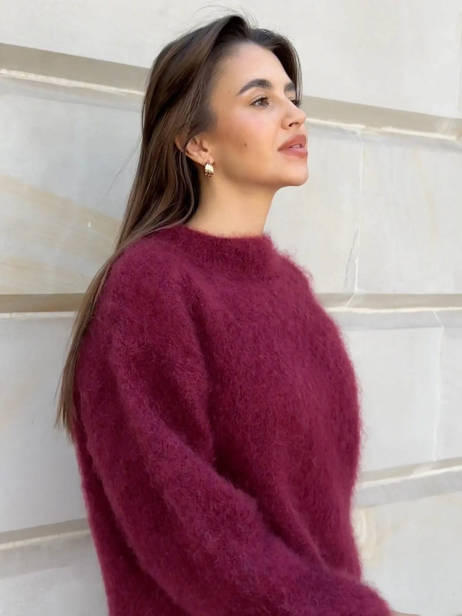 Women's Mohair Blend Knit Jumper | Clemmie_6