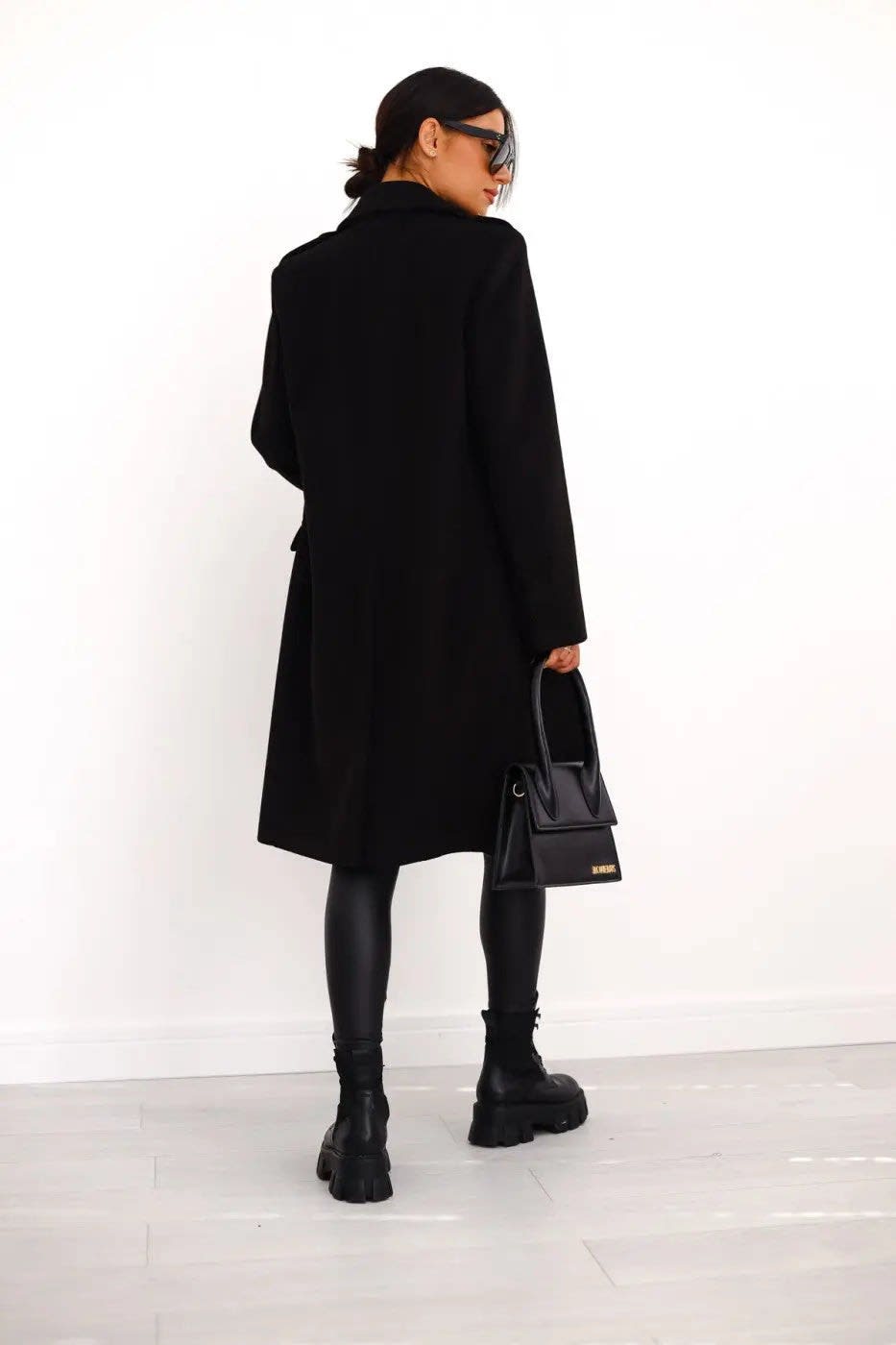 Women's Double-Breasted Wool Coat | Thea_2