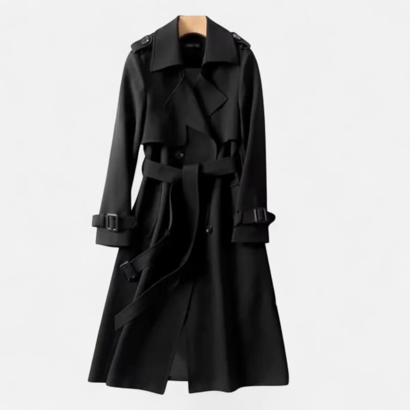 Women's Double-Breasted Belted Trench Coat | Alexia_1