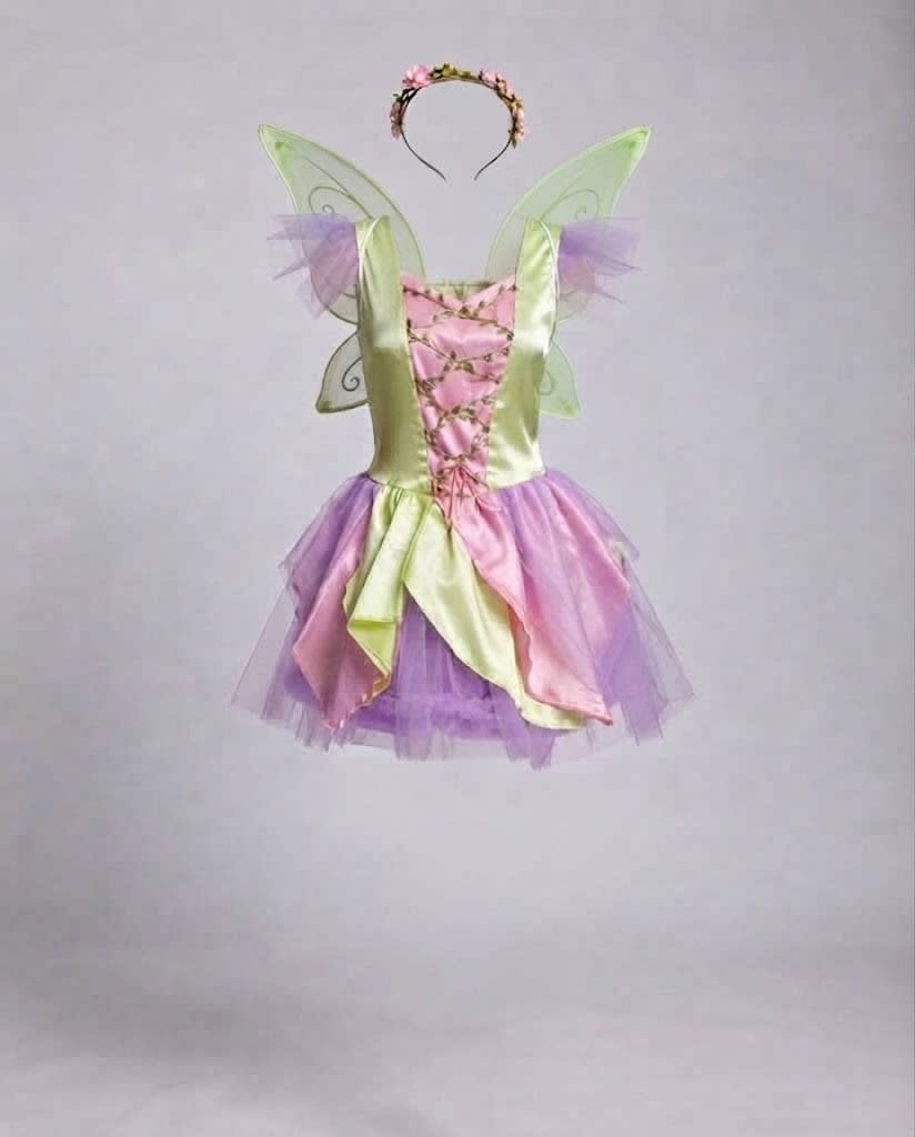 Women's Satin Fairy Costume Tutu Dress | Debbie_4