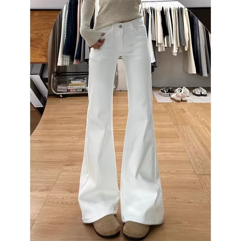 Women's Wide Leg Flared Jeans | Niamh_4
