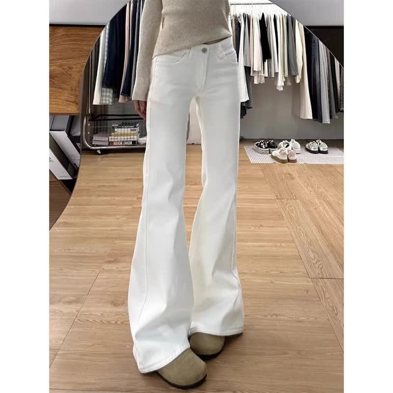 Women's Wide Leg Flared Jeans | Niamh_5