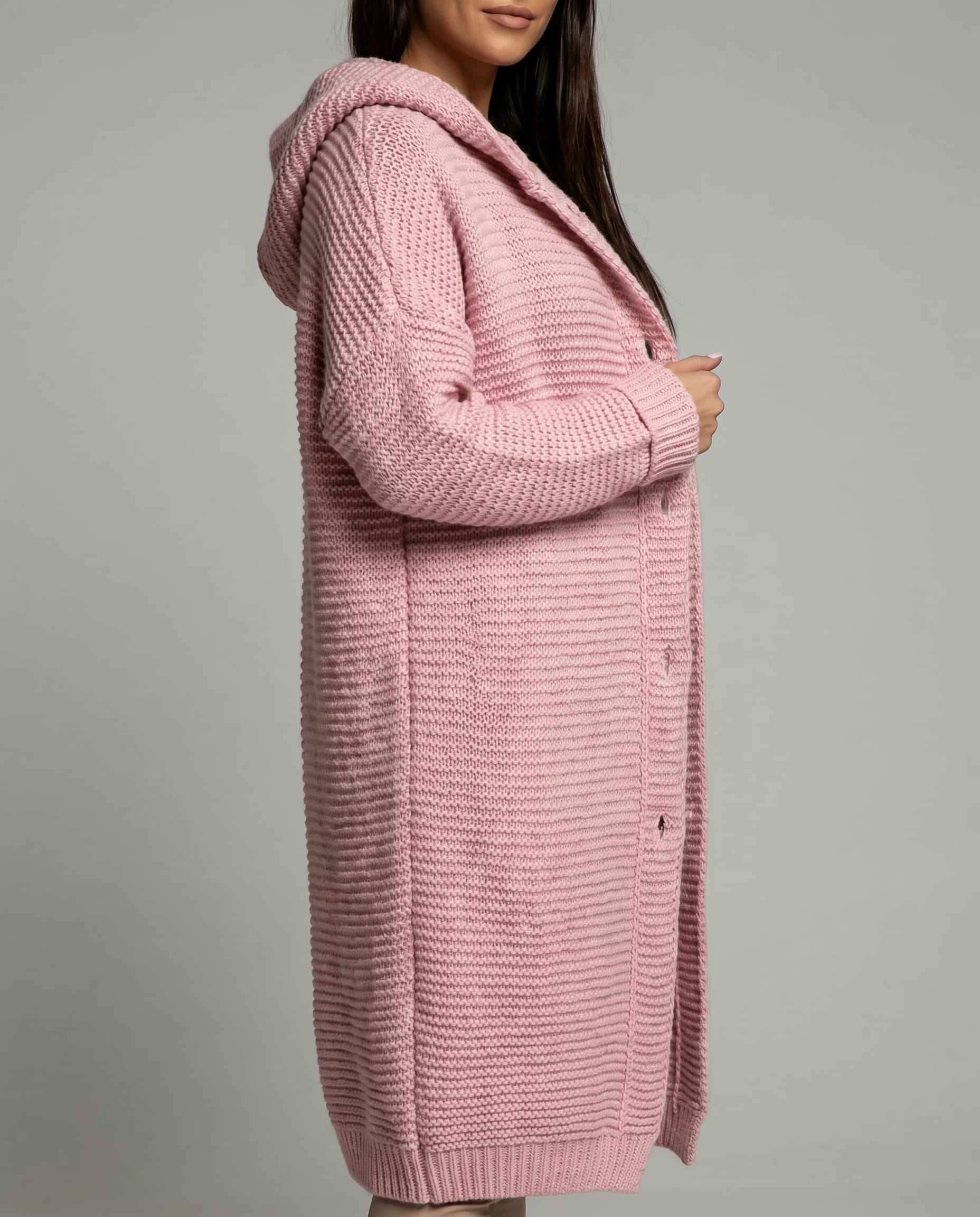 Women's Chunky Knit Hooded Cardigan | Zennor_2