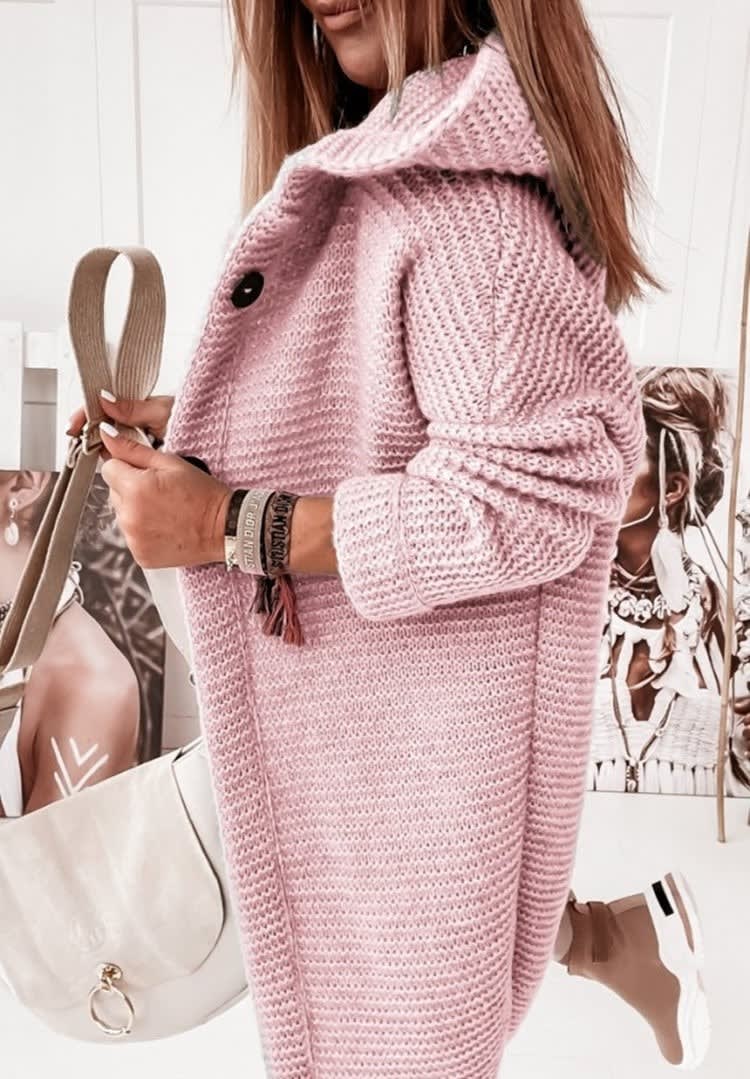 Women's Chunky Knit Hooded Cardigan | Zennor_8