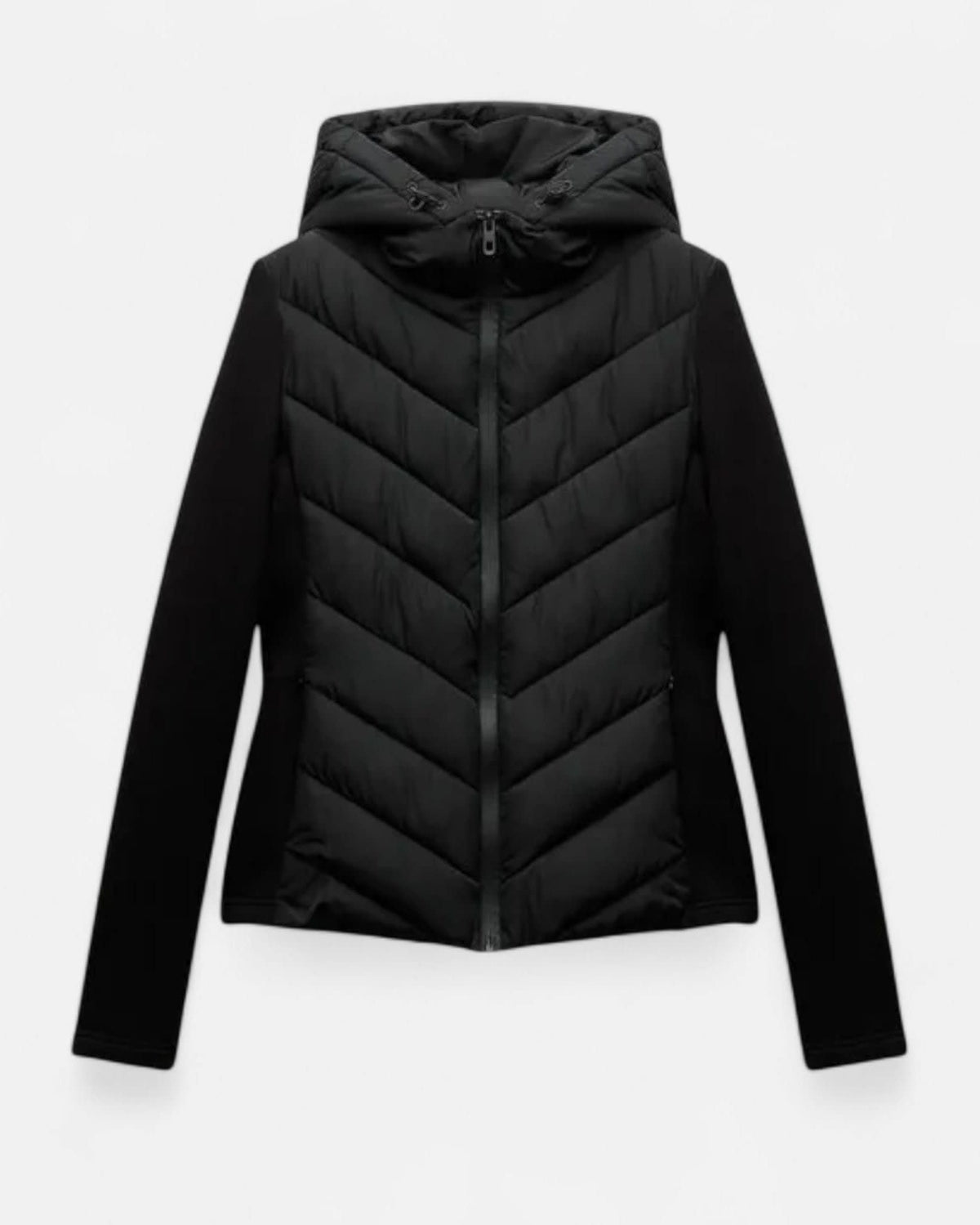 Women's Chevron Quilted Puffer Jacket | Candice_2