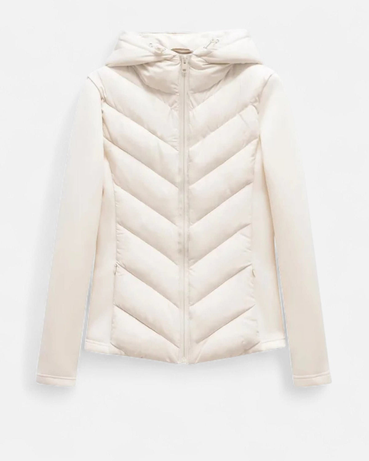 Women's Chevron Quilted Puffer Jacket | Candice_3