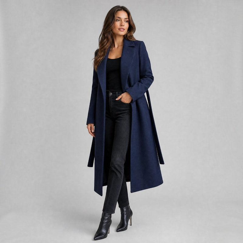 Women's Belted Longline Trench Coat | Gwendolyn_2
