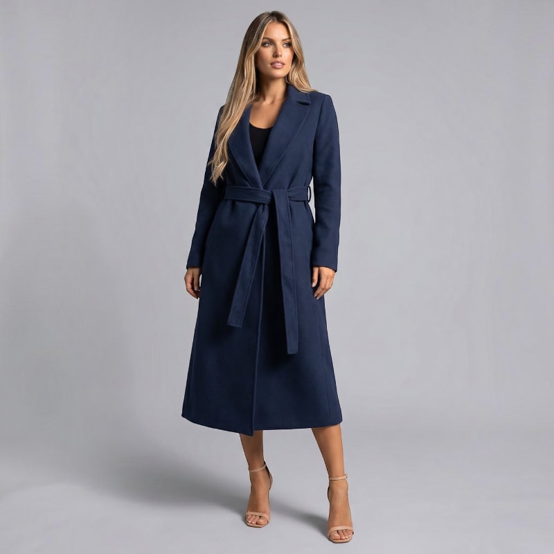 Women's Belted Longline Trench Coat | Gwendolyn_3