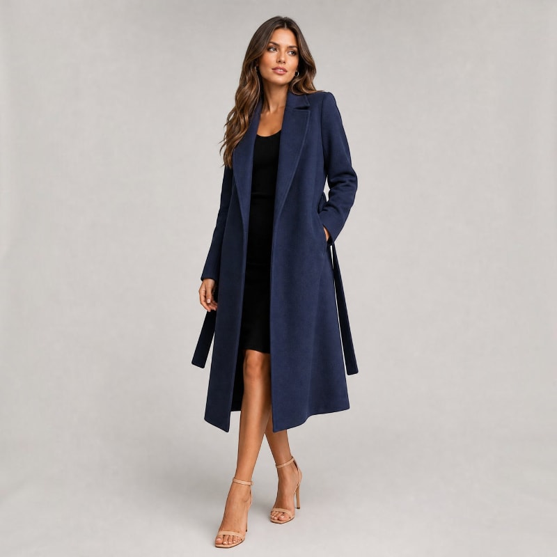 Women's Belted Longline Trench Coat | Gwendolyn_4