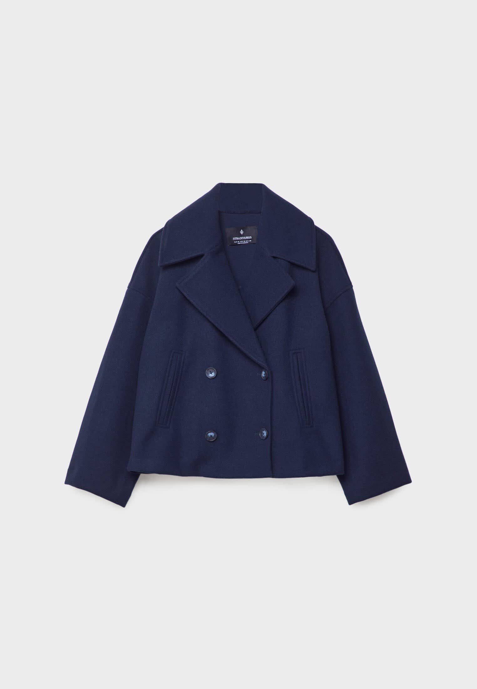 Women's Cropped Double-Breasted Jacket | Imogen_10