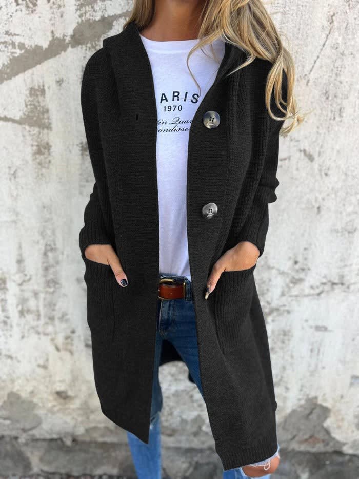 Women's Longline Knit Cardigan | Thora_5
