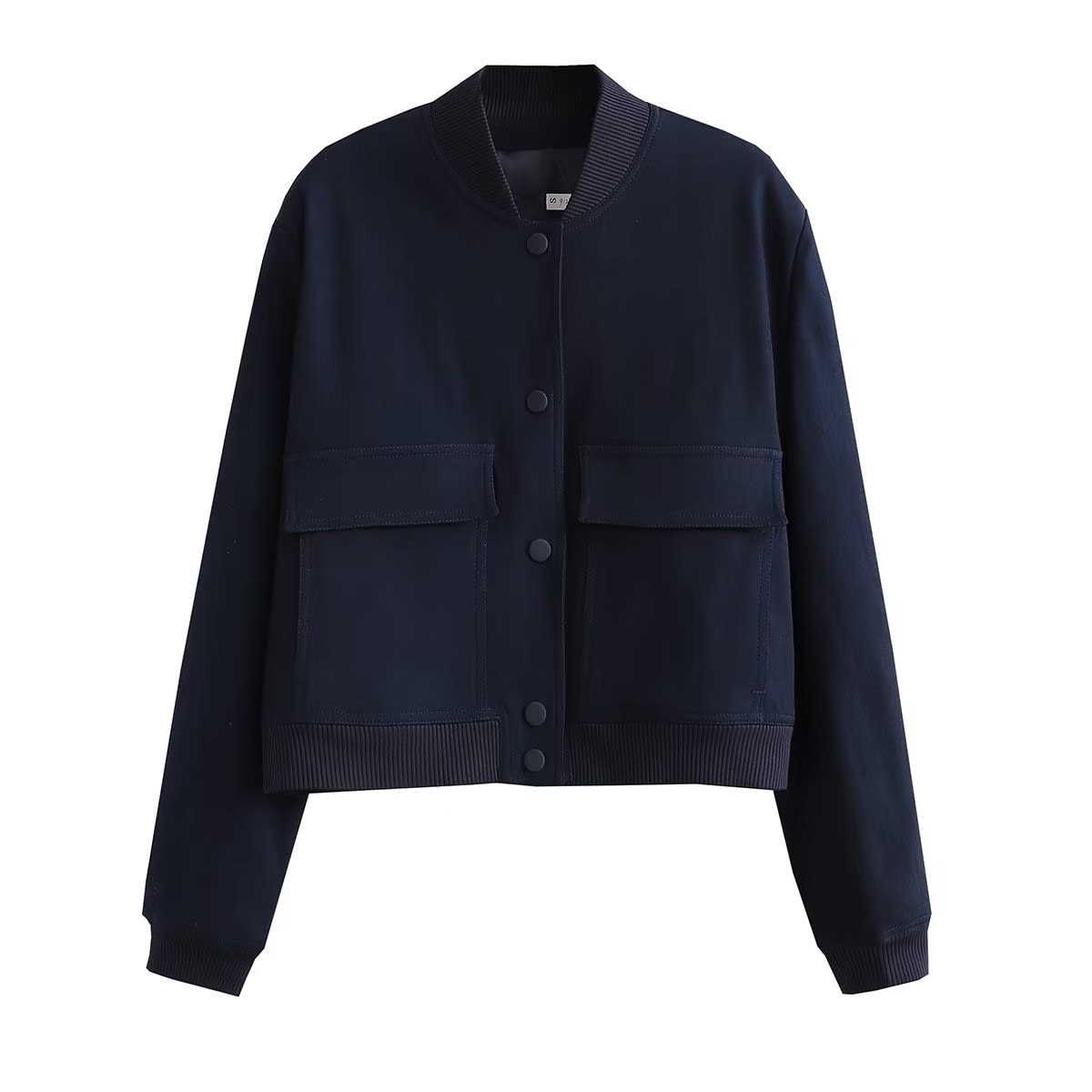 Women's Cropped Bomber Jacket | Dwynwen_8