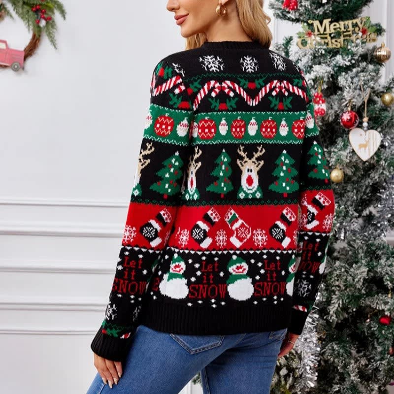 Women's Christmas Knit Cardigan | Oriel_5