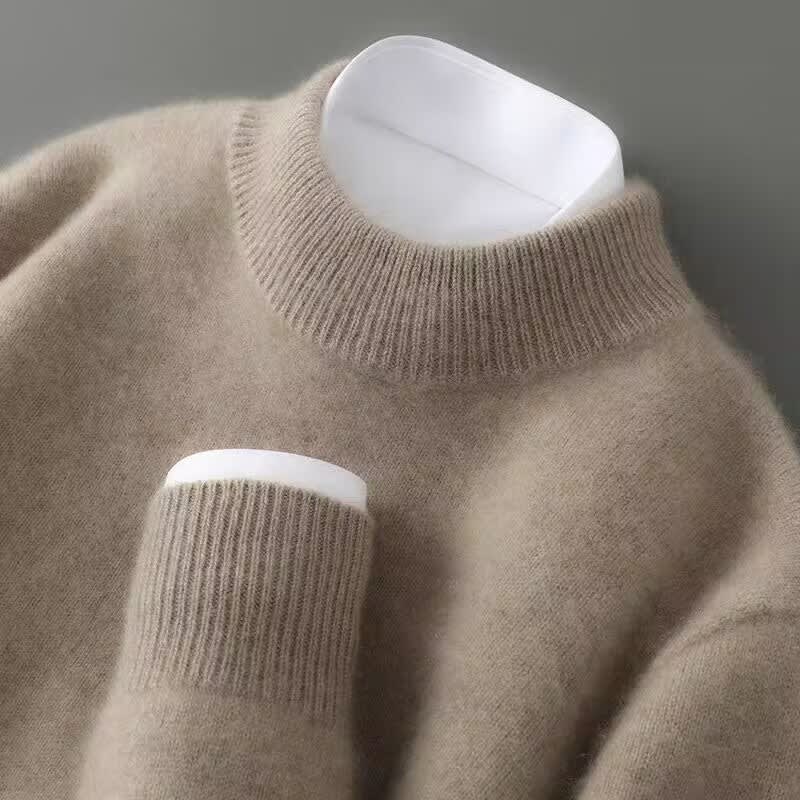 Women's Fine Knit Mock Neck Jumper | Simone_2