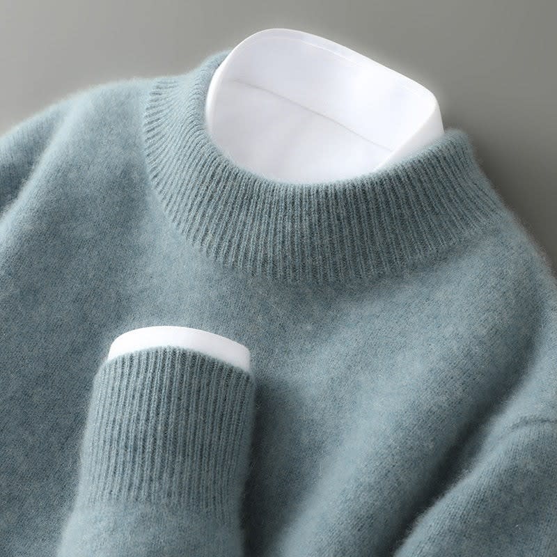 Women's Fine Knit Mock Neck Jumper | Simone_4