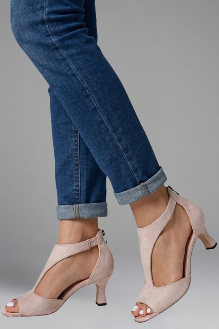 Women's Cut Out Peep Toe Heels | Rosina_4