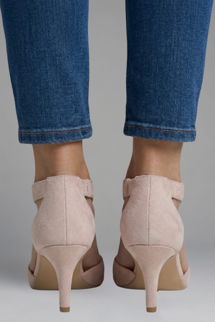 Women's Cut Out Peep Toe Heels | Rosina_6