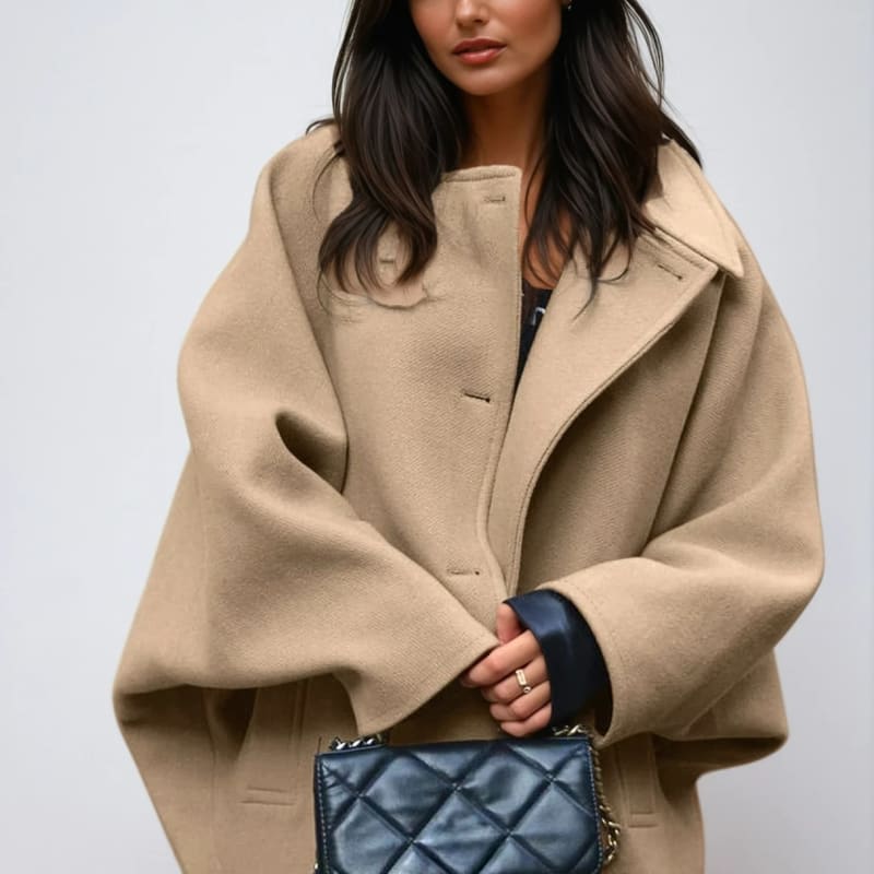 Women's Oversized Wool Coat | Willa_1