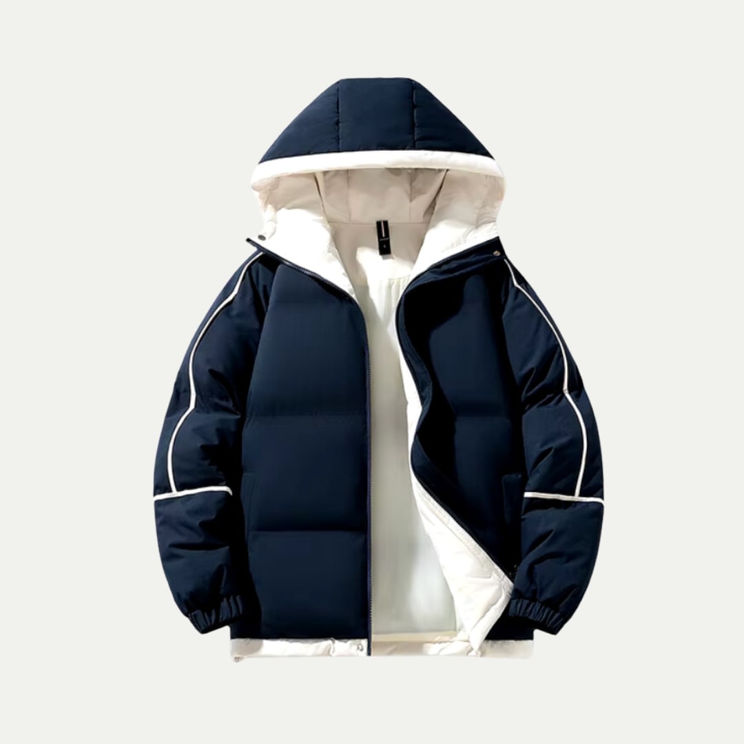 Women's Oversized Hooded Puffer Jacket | Elin_2