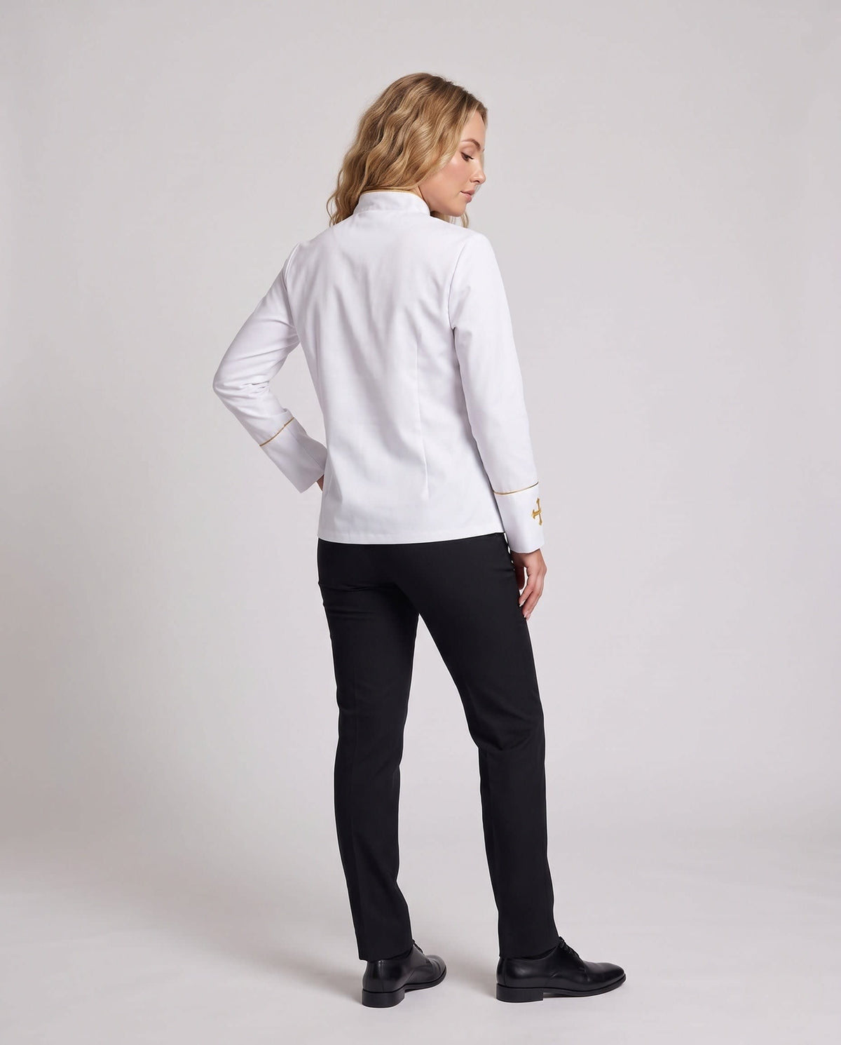 Women's Priest Costume Shirt Jacket | Jennifer_4
