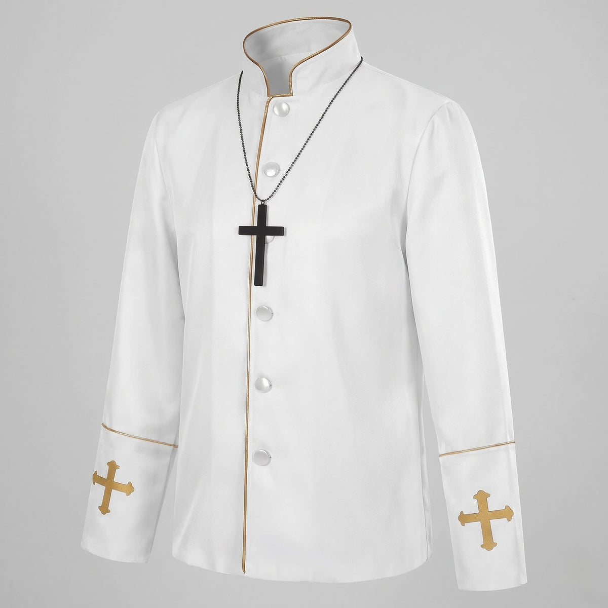 Women's Priest Costume Shirt Jacket | Jennifer_5