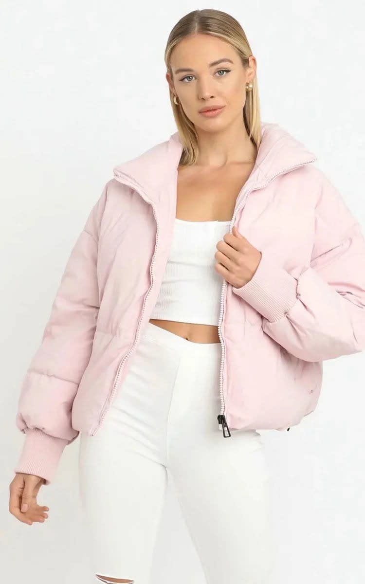 Women's Oversized Quilted Puffer Jacket | Tegan_7