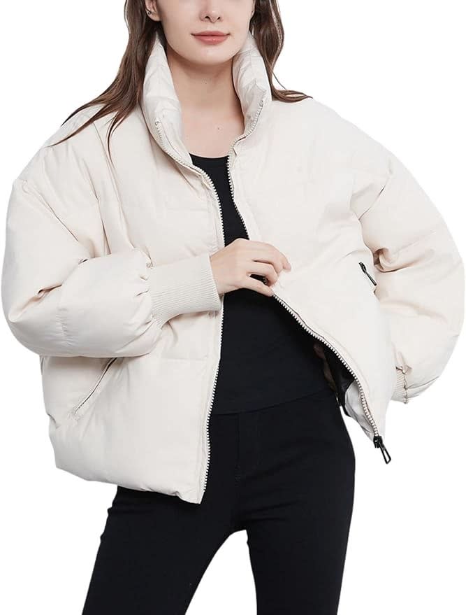 Women's Oversized Quilted Puffer Jacket | Tegan_8