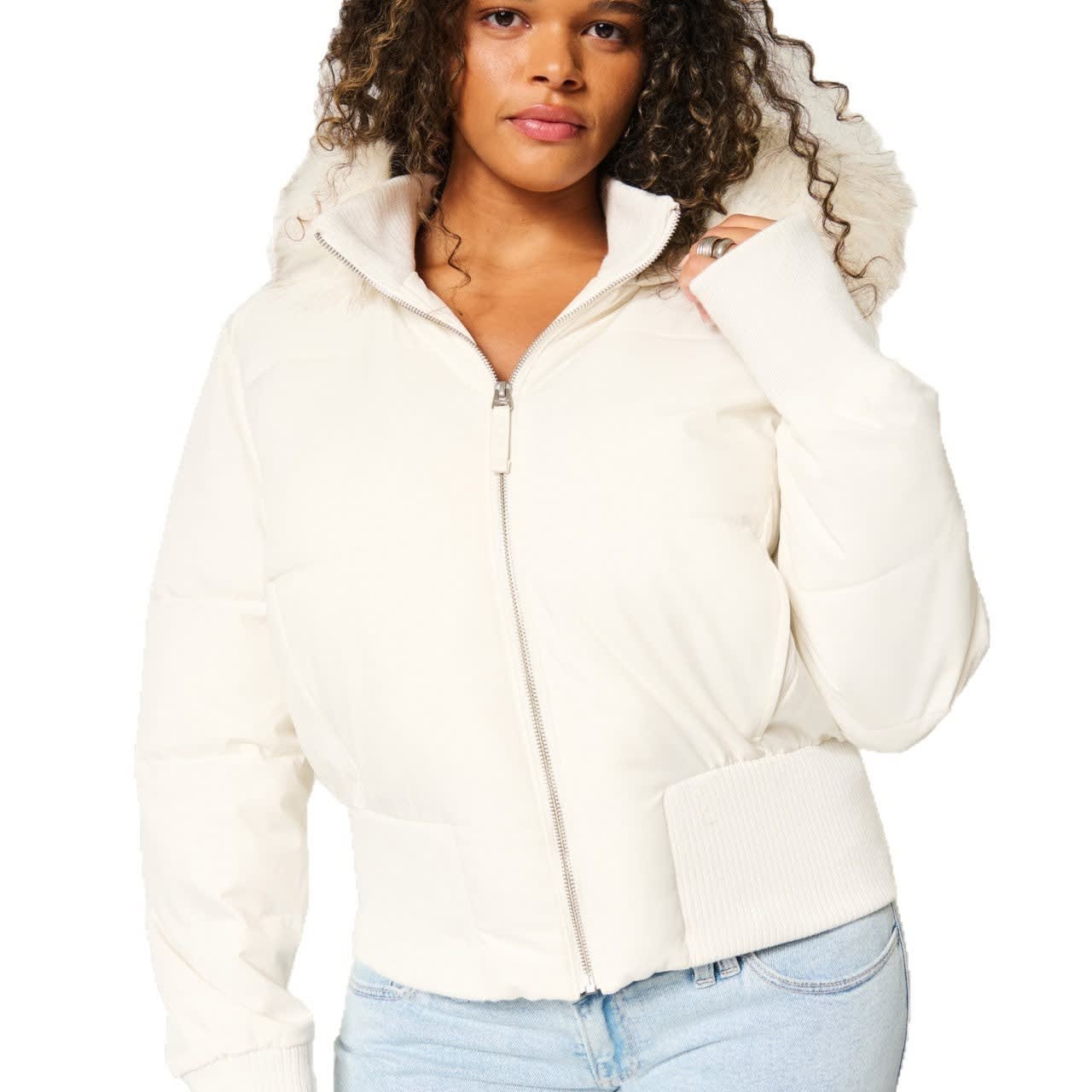 Women's Cropped Quilted Puffer Jacket | Ellie_4