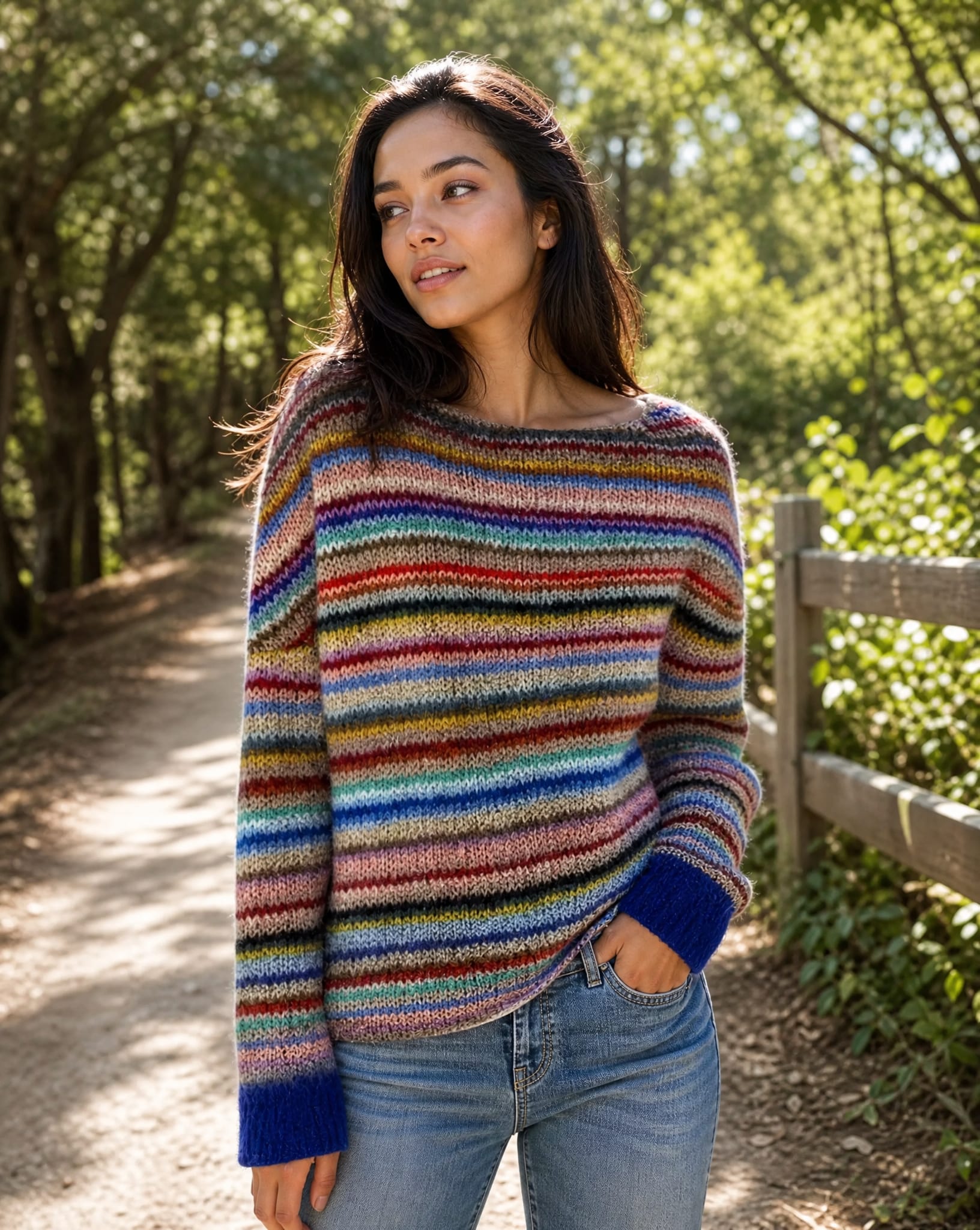 Women's Retro Chunky Knit Jumper | Queenie_3