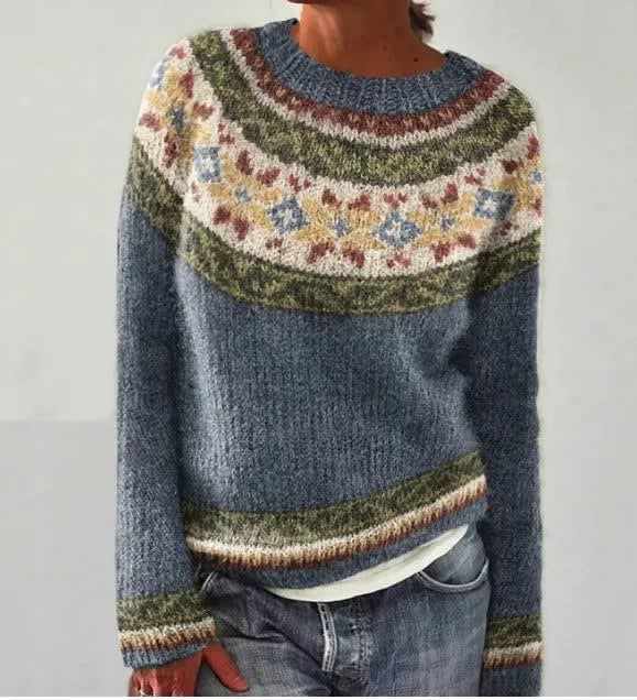 Women's Retro Chunky Knit Jumper | Queenie_6