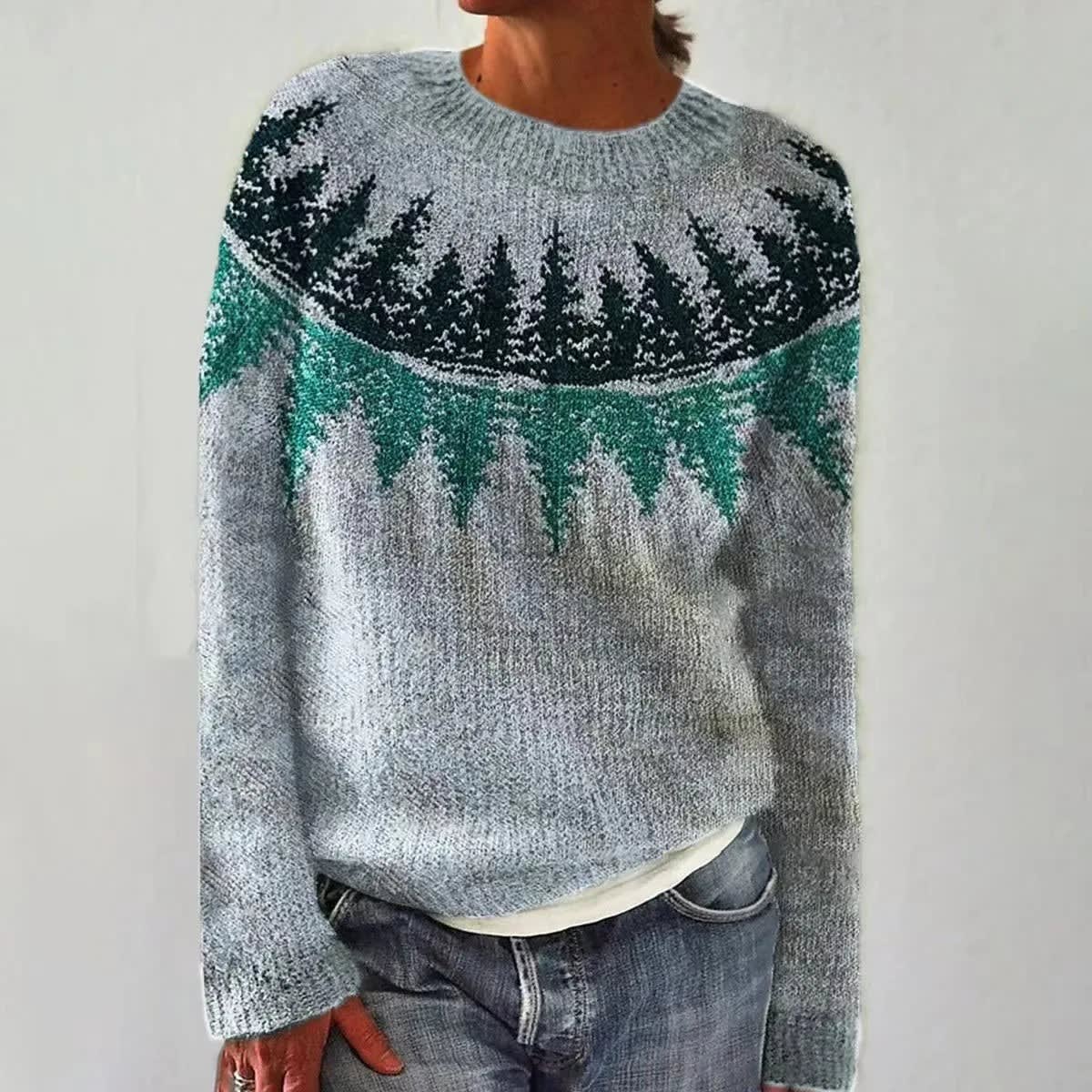 Women's Retro Chunky Knit Jumper | Queenie_9
