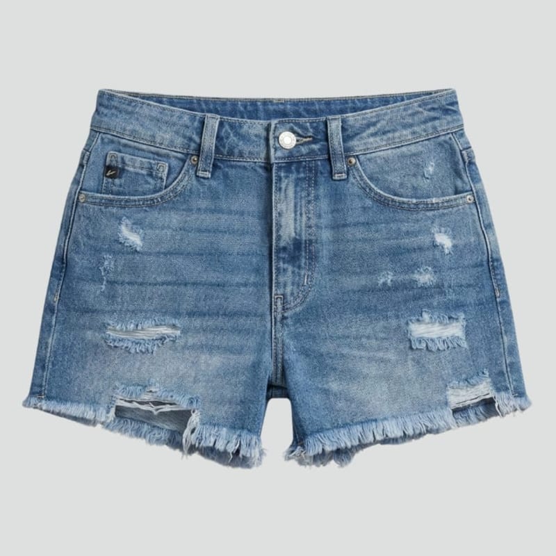 Women's Distressed Denim Shorts | Isadora_1