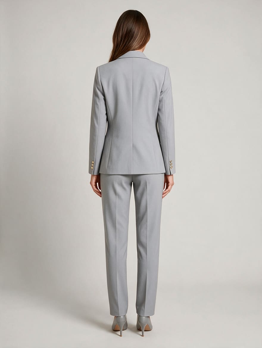 Women's Single Breasted Classic Blazer Trouser Suit | Anya_4