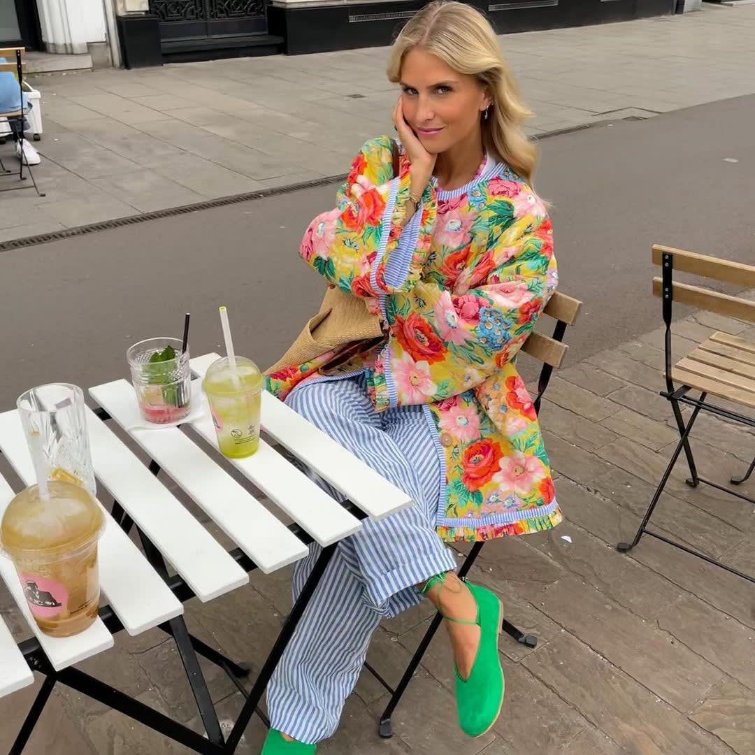 Women's Quilted Floral Jacket | Ceridwen_5