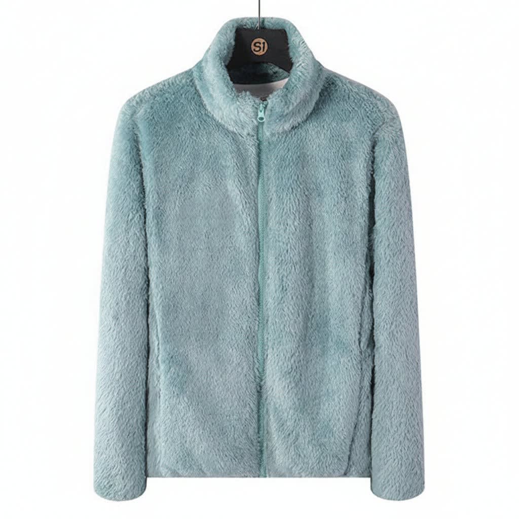 Women's Teddy Fleece Zip Jacket | Meinir_6