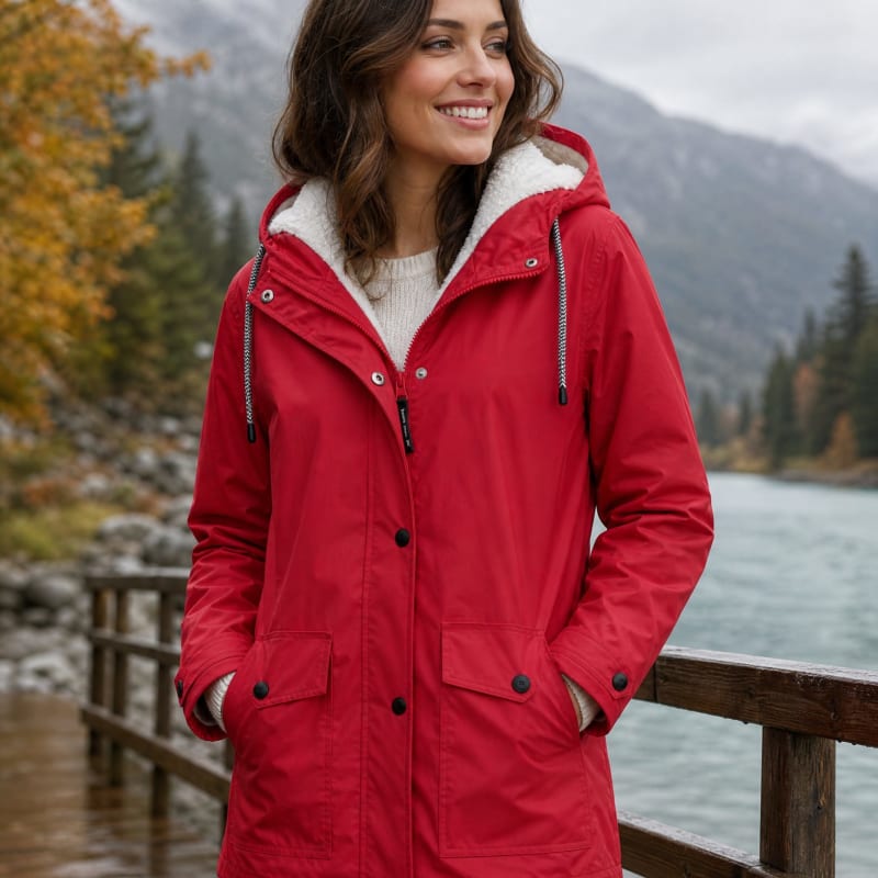 Women's Windproof Fleece-Lined Jacket | Eirlys_1
